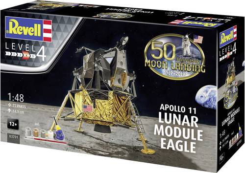 Revell 03701 Apollo 11 Lunar Module Eagle Science Fiction Bausatz 1:48 Revell 03701 Apollo 11 Lunar Module Eagle Science Fiction Bausatz 1:48 von Revell