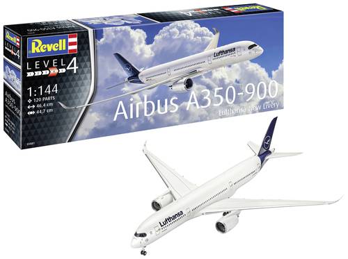 Revell 03881 Airbus A350-900 Lufthansa New Livery Flugmodell Bausatz 1:144 von Revell