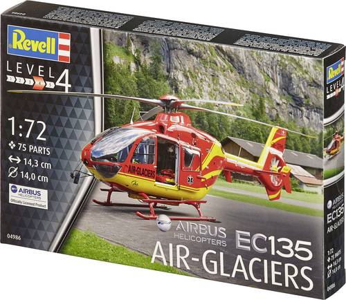 Revell 04986 Airbus EC-135 Air-Glaciers Helikopter Bausatz 1:72 von Revell