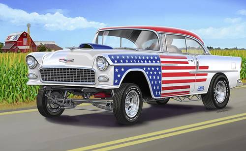 Revell 14519 1955 Chevy® Bel Air® Street Machine 2N1 Automodell Bausatz 1:24 von Revell