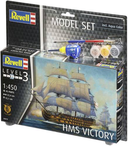 Revell 65819 HMS Victory Schiffsmodell Bausatz 1:450 Revell 65819 HMS Victory Schiffsmodell Bausatz 1:450 von Revell