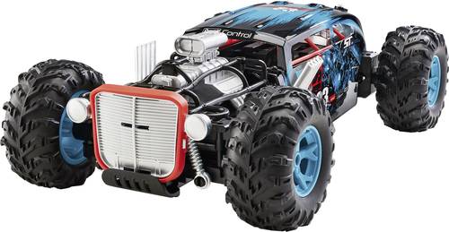 Revell Hot Rod Muscle Racer Blau-Schwarz 1:12 RC Modellauto Elektro Truggy RtR 2,4GHz von Revell