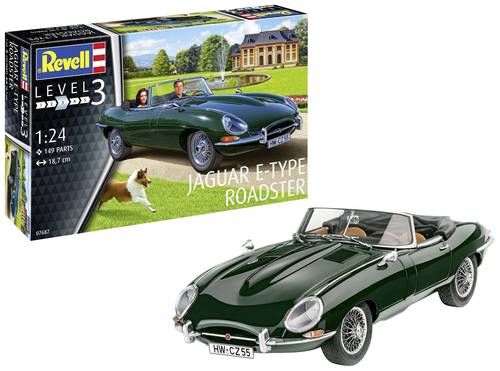 Revell RV 1:24 Jaguar E-Type Roadster 1:24 Modellauto von Revell