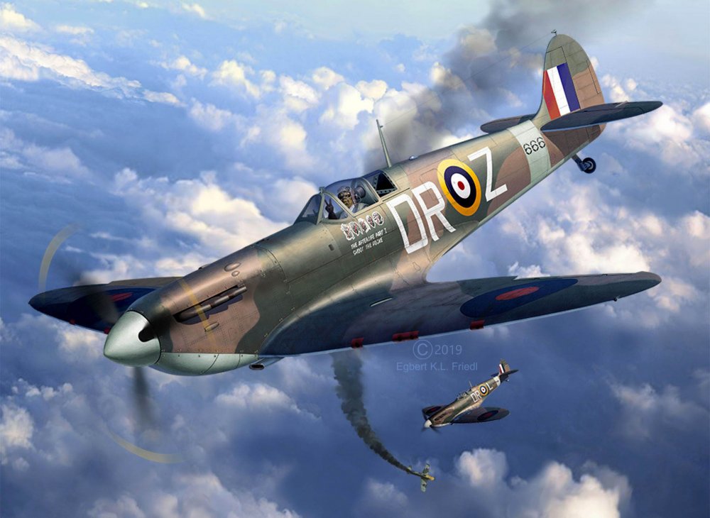 Spitfire Mk.II - Aces High - Iron Maiden von Revell