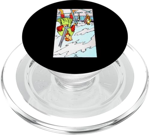 Five of Swords Vintage Reversed Rider Waite Tarotkarte PopSockets PopGrip für MagSafe Five of Swords Vintage Reversed Rider Waite Tarotkarte PopSockets PopGrip für MagSafe von Reversed Tarot Card Designs