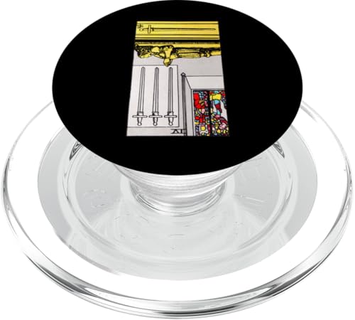 Four of Swords Vintage Reversed Rider Waite Tarotkarte PopSockets PopGrip für MagSafe Four of Swords Vintage Reversed Rider Waite Tarotkarte PopSockets PopGrip für MagSafe von Reversed Tarot Card Designs