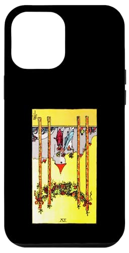 Four of Wands Reversed Rider Waite Tarotkarte Hülle für iPhone 12 Pro Max Four of Wands Reversed Rider Waite Tarotkarte Hülle für iPhone 12 Pro Max von Reversed Tarot Card Designs