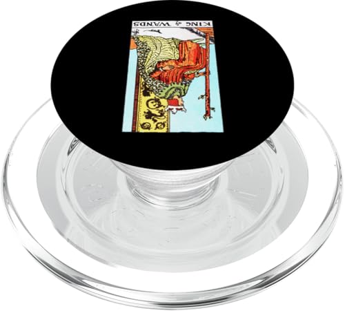 King of Wands Reversed Rider Waite Tarotkarte PopSockets PopGrip für MagSafe King of Wands Reversed Rider Waite Tarotkarte PopSockets PopGrip für MagSafe von Reversed Tarot Card Designs