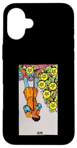 Seven of Coins or Pentacles Reversed Rider Waite Tarot Hülle für iPhone 16 Plus Seven of Coins or Pentacles Reversed Rider Waite Tarot Hülle für iPhone 16 Plus von Reversed Tarot Card Designs