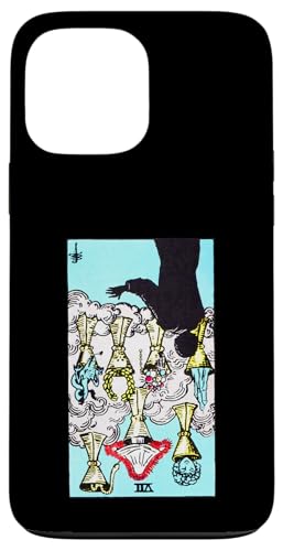 Seven of Cups Vintage umgekehrte Tarotkarte – Rider Waite Hülle für iPhone 13 Pro Max Seven of Cups Vintage umgekehrte Tarotkarte – Rider Waite Hülle für iPhone 13 Pro Max von Reversed Tarot Card Designs