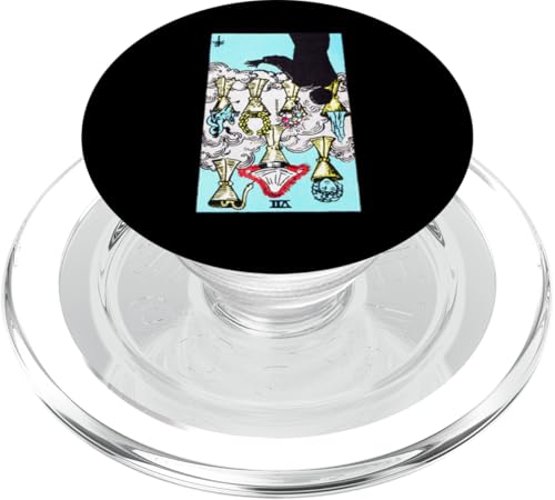 Seven of Cups Vintage umgekehrte Tarotkarte – Rider Waite PopSockets PopGrip für MagSafe Seven of Cups Vintage umgekehrte Tarotkarte – Rider Waite PopSockets PopGrip für MagSafe von Reversed Tarot Card Designs