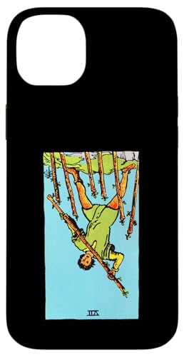 Seven of Wands Reversed Rider Waite Tarotkarte Hülle für iPhone 14 Plus Seven of Wands Reversed Rider Waite Tarotkarte Hülle für iPhone 14 Plus von Reversed Tarot Card Designs