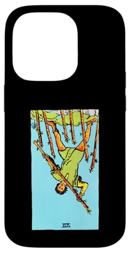 Seven of Wands Reversed Rider Waite Tarotkarte Hülle für iPhone 14 Pro Seven of Wands Reversed Rider Waite Tarotkarte Hülle für iPhone 14 Pro von Reversed Tarot Card Designs