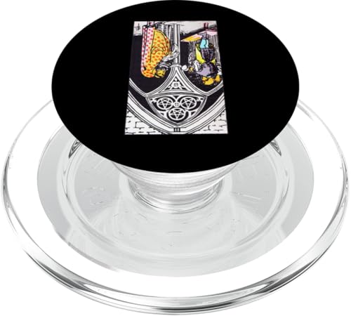 Three of Coins or Pentacles Reverse Rider Waite Tarot PopSockets PopGrip für MagSafe Three of Coins or Pentacles Reverse Rider Waite Tarot PopSockets PopGrip für MagSafe von Reversed Tarot Card Designs