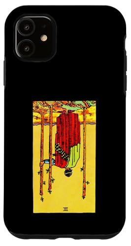Three of Wands Reversed Rider Waite Tarotkarte Hülle für iPhone 11 Three of Wands Reversed Rider Waite Tarotkarte Hülle für iPhone 11 von Reversed Tarot Card Designs