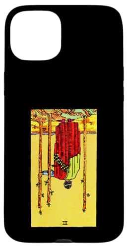 Three of Wands Reversed Rider Waite Tarotkarte Hülle für iPhone 15 Plus Three of Wands Reversed Rider Waite Tarotkarte Hülle für iPhone 15 Plus von Reversed Tarot Card Designs