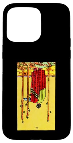 Three of Wands Reversed Rider Waite Tarotkarte Hülle für iPhone 15 Pro Max Three of Wands Reversed Rider Waite Tarotkarte Hülle für iPhone 15 Pro Max von Reversed Tarot Card Designs