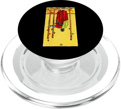 Three of Wands Reversed Rider Waite Tarotkarte PopSockets PopGrip für MagSafe Three of Wands Reversed Rider Waite Tarotkarte PopSockets PopGrip für MagSafe von Reversed Tarot Card Designs
