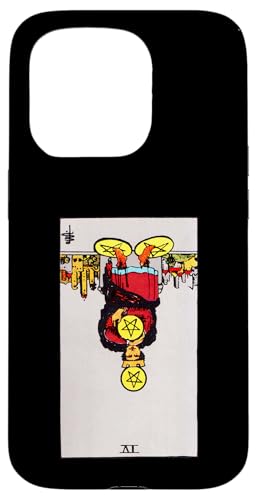 Vier von Münzen oder Pentacles Reversed Rider Waite Tarot Hülle für iPhone 15 Pro Vier von Münzen oder Pentacles Reversed Rider Waite Tarot Hülle für iPhone 15 Pro von Reversed Tarot Card Designs