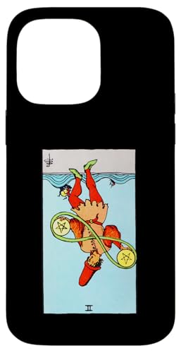 Zwei Münzen oder Pentacles Reversed Rider Waite Tarot Hülle für iPhone 14 Pro Max Zwei Münzen oder Pentacles Reversed Rider Waite Tarot Hülle für iPhone 14 Pro Max von Reversed Tarot Card Designs