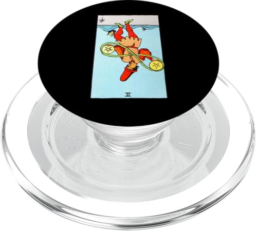 Zwei Münzen oder Pentacles Reversed Rider Waite Tarot PopSockets PopGrip für MagSafe Zwei Münzen oder Pentacles Reversed Rider Waite Tarot PopSockets PopGrip für MagSafe von Reversed Tarot Card Designs