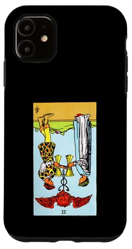 Zwei Tassen Vintage umgekehrte Tarotkarte – die Originalhand Hülle für iPhone 11 Zwei Tassen Vintage umgekehrte Tarotkarte – die Originalhand Hülle für iPhone 11 von Reversed Tarot Card Designs