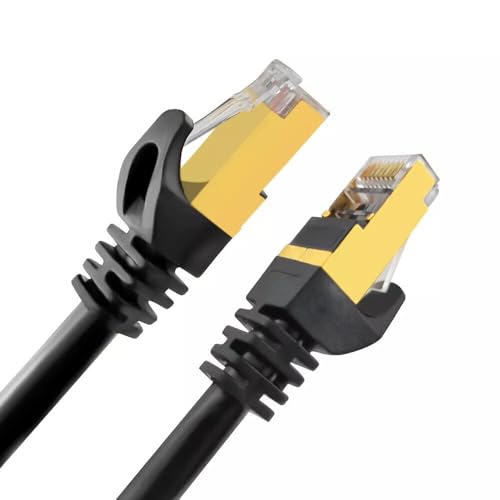 Revinta CAT 7 Netzwerkkabel, 10 Gigabit Ethernet LAN Kabel, S/FTP PIMF, RJ45, Hochgeschwindigkeit bis 10 Gbps, Verfügbar in 3m-50m (5 m) von Revinta