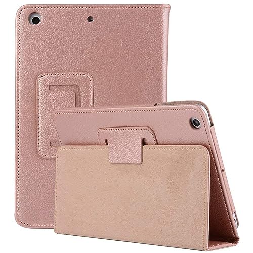 Leder-Klapphülle mit Standfunktion für Apple iPad 9. Generation 2021 (A2602, A2604) 8. Generation 2020 (A2270, A2428) 7. Generation 2019 (A2197, A2198), Rosa von Revivedeals