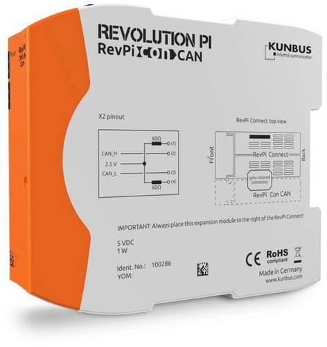 Revolution Pi by Kunbus PR100286 RevPi Con CAN Busmodul 1St. von Revolution Pi by Kunbus
