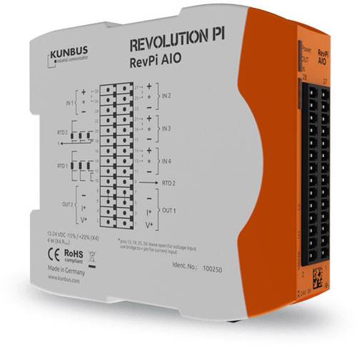 Revolution Pi by Kunbus RevPi AIO PR100250 SPS-Erweiterungsmodul 24V von Revolution Pi by Kunbus