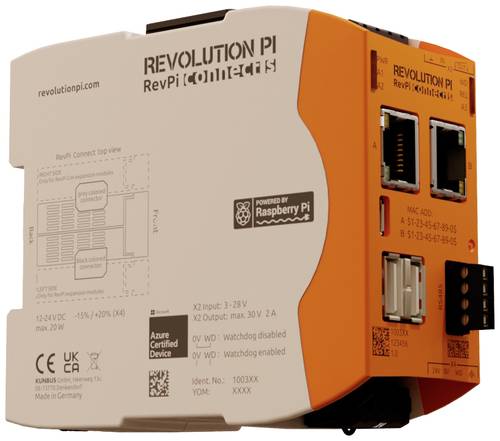 Revolution Pi by Kunbus RevPi Connect S 16GB PR100363 SPS-Erweiterungsmodul 24 V/DC von Revolution Pi by Kunbus