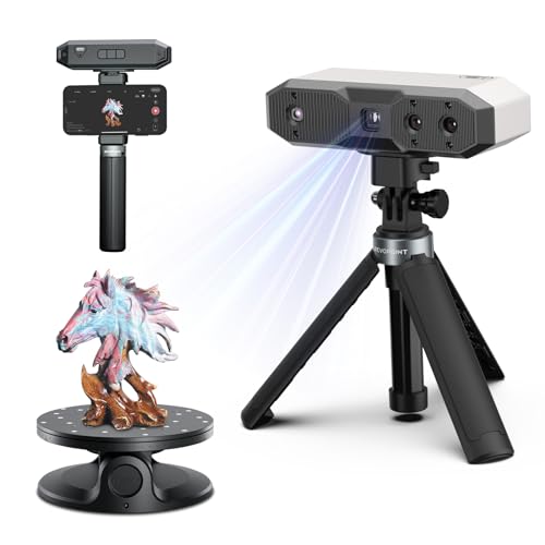 Revopoint Mini 2 3D Scanner Handscanner für 3D-Drucker mit 0,02 mm Genauigkeit, Industrie-Blu-ray feines Scannen von kleinen Objekten mit zweiachsigem Drehtisch, Professional Edition Revopoint Mini 2 3D Scanner Handscanner für 3D-Drucker mit 0,02 mm Genauigkeit, Industrie-Blu-ray feines Scannen von kleinen Objekten mit zweiachsigem Drehtisch, Professional Edition von Revopoint