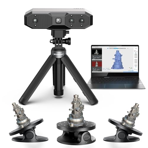 Revopoint MINI 2 3D Scanner mit Drehteller und Stativ, 0,02 mm Präzisions 3D-Scanner für 3D-Drucker und Modellierung, einer Scangeschwindigkeit von bis zu 16 FPS, Anti-Shake 9-Achsen-IMU Revopoint MINI 2 3D Scanner mit Drehteller und Stativ, 0,02 mm Präzisions 3D-Scanner für 3D-Drucker und Modellierung, einer Scangeschwindigkeit von bis zu 16 FPS, Anti-Shake 9-Achsen-IMU von Revopoint