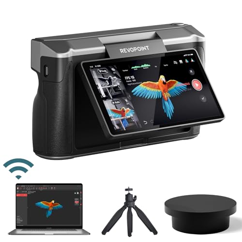 Revopoint MIRACO 3D-Scanner für 3D-Druck Handheld 3D-Drucker-Scanner Wireless 5000mAh Schnelllade-Akku, bis zu 0,02 mm Präzision, Vollfarb-RGB-Kamera für kleine bis große Objekte, 16GB RAM Revopoint MIRACO 3D-Scanner für 3D-Druck Handheld 3D-Drucker-Scanner Wireless 5000mAh Schnelllade-Akku, bis zu 0,02 mm Präzision, Vollfarb-RGB-Kamera für kleine bis große Objekte, 16GB RAM von Revopoint