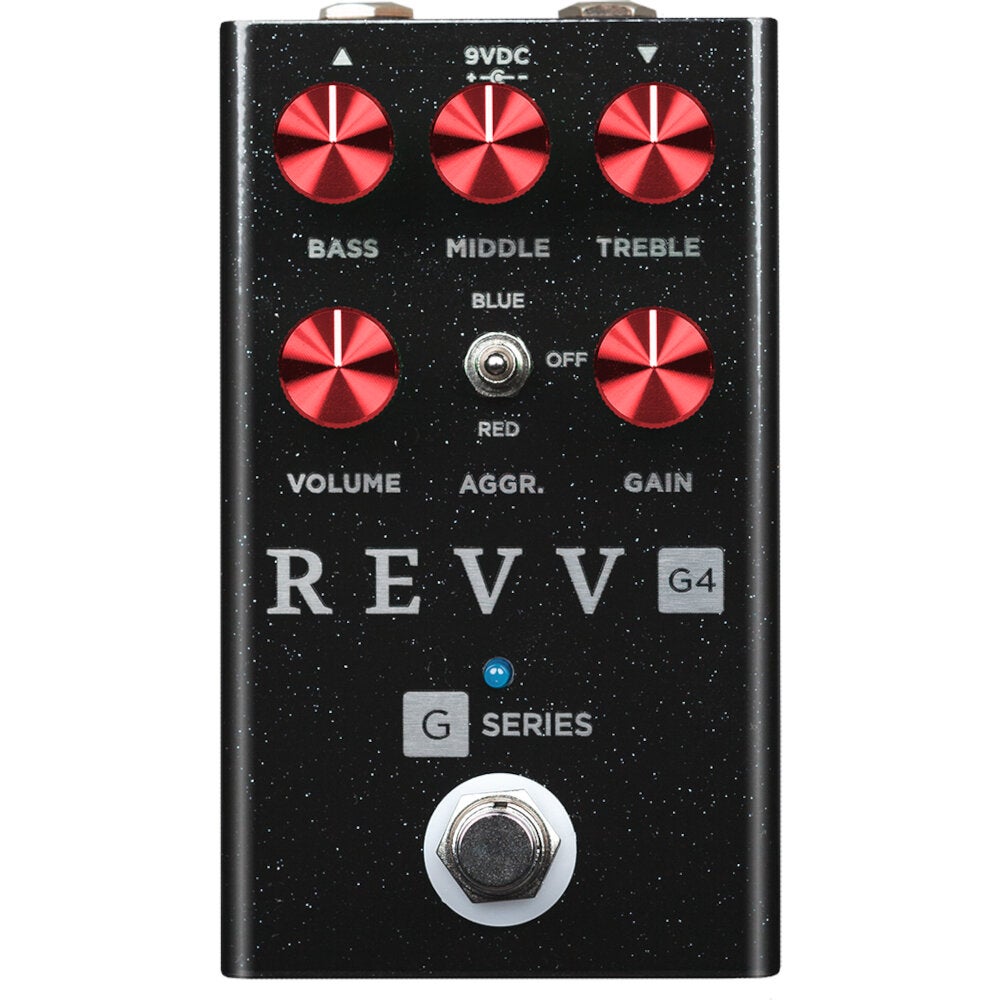 Revv Black Sparkle Series G4 Pedal Limited Edition Distortion Pedal Revv Black Sparkle Series G4 Pedal Limited Edition Distortion Pedal von Revv