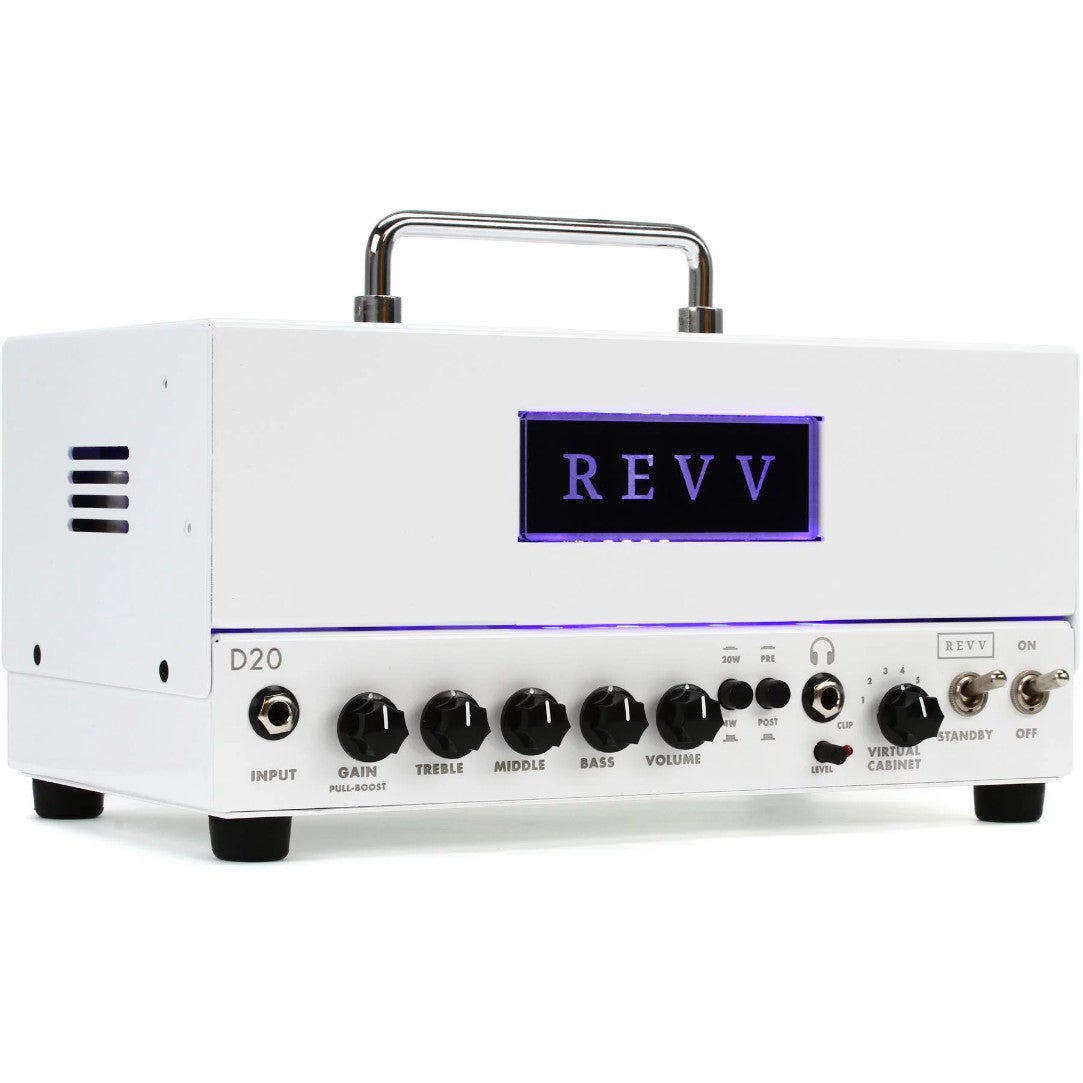 Revv D20 White Guitar Amplifier Top with Two Notes Torpedo Revv D20 White Guitar Amplifier Top with Two Notes Torpedo von Revv