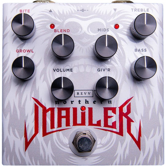 Revv Northern Mauler Glenn Fricker Signature 2-in-1 Distortion Effect Pedal Revv Northern Mauler Glenn Fricker Signature 2-in-1 Distortion Effect Pedal von Revv