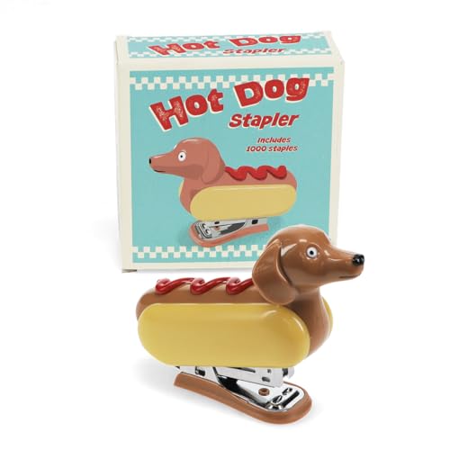 Heftgerät Hot Dog Klammerhefter Dackel ca. 11,6x3,2x8,5 cm inkl. 1000 Heftklammern Heftgerät Hot Dog Klammerhefter Dackel ca. 11,6x3,2x8,5 cm inkl. 1000 Heftklammern von Rex London
