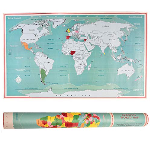 Mapa Mundial Para Rascar R&I XANAS von Rex London