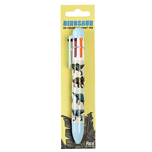 Rex London Dinosaurier-Stift, 6 Farben von Rex London