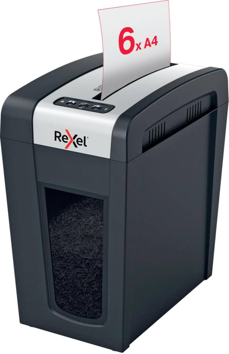 Rexel Secure MC6-SL Aktenvernichter mit Partikelschnitt von Rexel