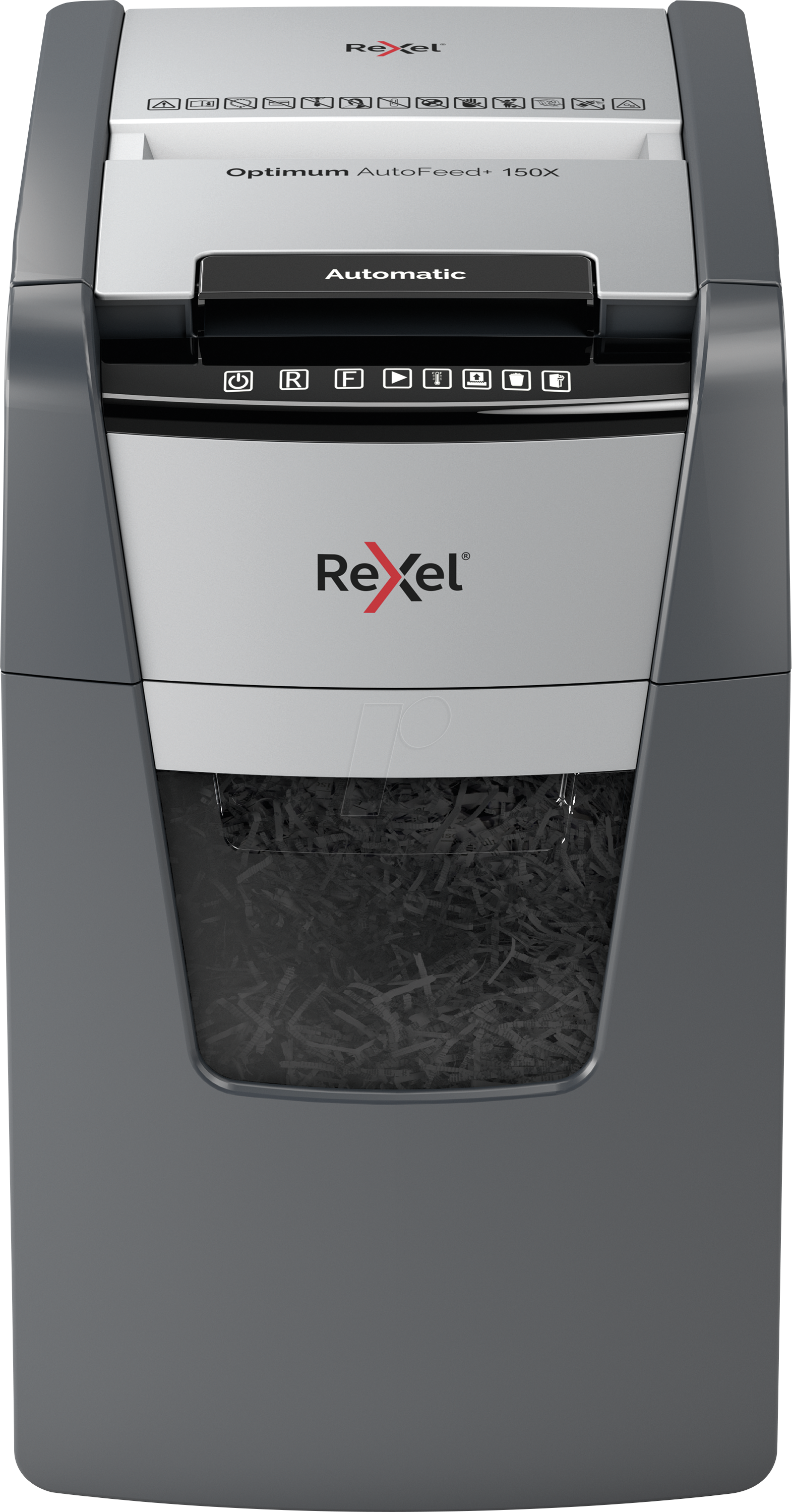REXEL 2020150XEU - Aktenvernichter, AutoFeed+ 150X, Partikel-Schnitt, P-4, 44l von Rexel