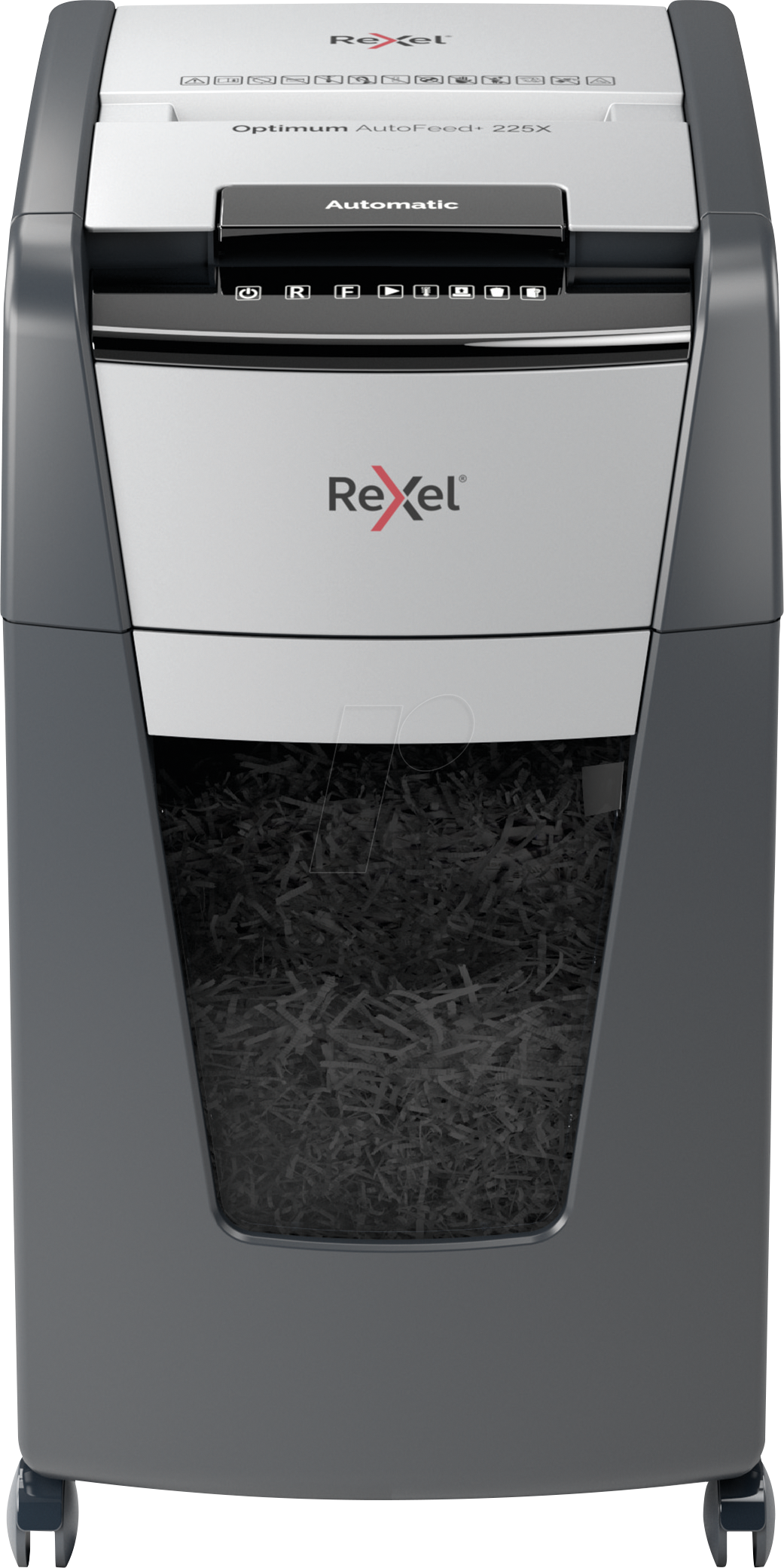 REXEL 2020225XEU - Aktenvernichter, AutoFeed+ 225X, Partikel-Schnitt, P-4, 60l von Rexel