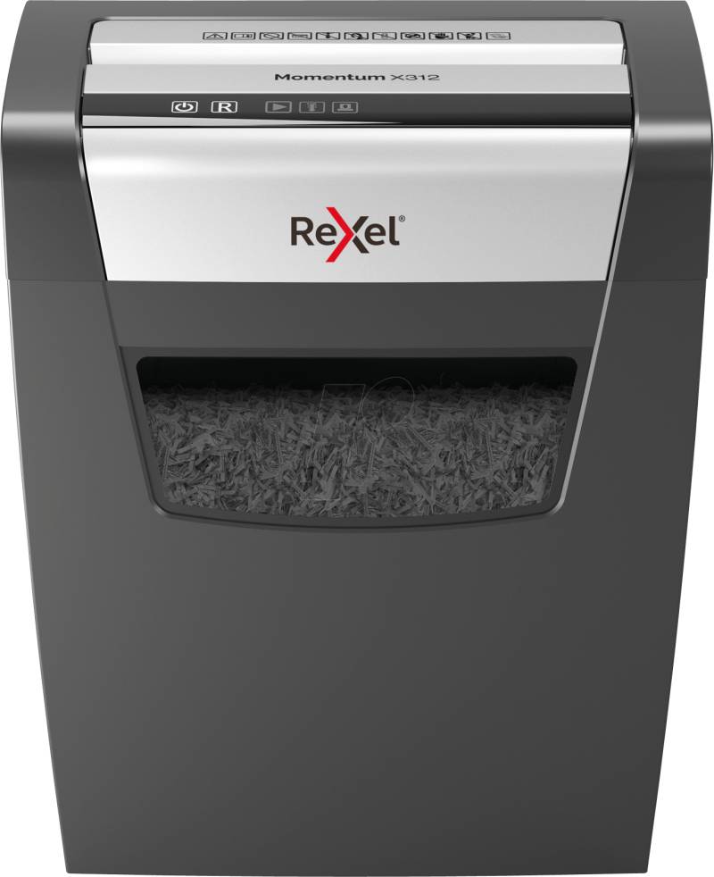 REXEL 2104572EU - Aktenvernichter X312, P-3, 12 Blatt von Rexel