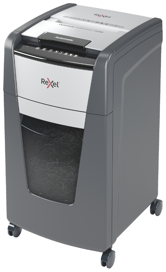 REXEL Aktenvernichter Optimum AutoFeed+ 225M, 2 x 15 mm, CH von Rexel