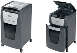 REXEL Aktenvernichter Optimum AutoFeed+ 300X, 4 x 25 mm Partikel, Schnittleistung: 300 Blatt, Auffangvolumen: 60 - 1 Stück (2020300XEU) von Rexel