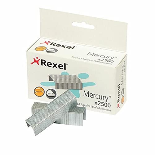 Rexel 2100928 Heftklammern Mercury, 2500 Stück von Rexel