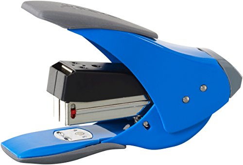Rexel 2102633 Easy Touch Viertelstreifen-Heftgerät, 20 Blatt, blau von Rexel