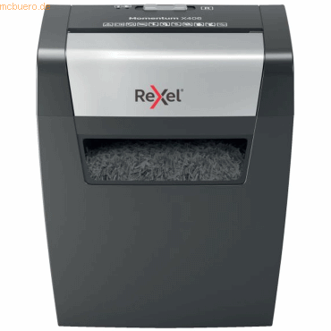 Rexel Aktenvernichter Momentum X406 Partikelschnitt P-4 4x28mm 6 Blatt von Rexel