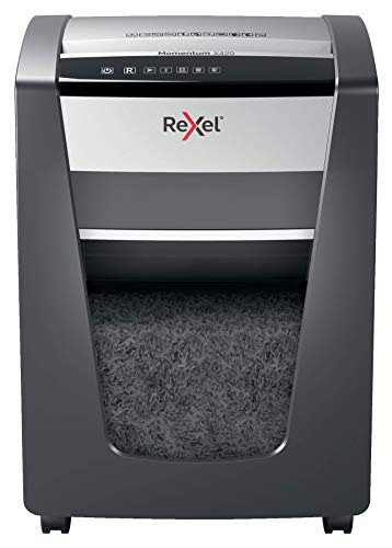 Rexel Aktenvernichter Momentum X420 CH, Sicherheitsstufe P4, Partikelschnitt, 20 Blatt Kapazität, 30L Abfallbehälter, mit Schweizer Netzstecker, Schwarz, 2104578CH Rexel Aktenvernichter Momentum X420 CH, Sicherheitsstufe P4, Partikelschnitt, 20 Blatt Kapazität, 30L Abfallbehälter, mit Schweizer Netzstecker, Schwarz, 2104578CH von Rexel